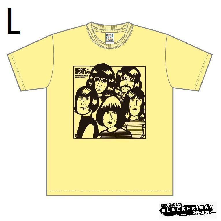 RECORD STORE DAY / DO YOU REMEMBER R&R RECORDS? ≪EXCLUSIVE T-SHIRT / LEMON YELLOW / L SIZE≫ 