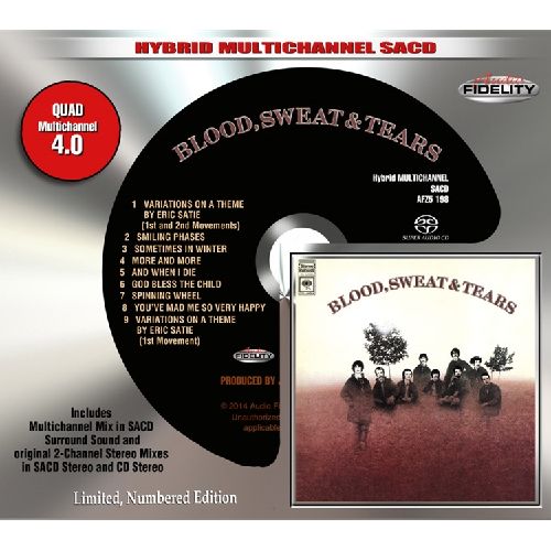 BLOOD, SWEAT & TEARS / ブラッド・スウェット&ティアーズ / BLOOD, SWEAT AND TEARS (HYBRID SACD 4.0 MULTICHANNEL)