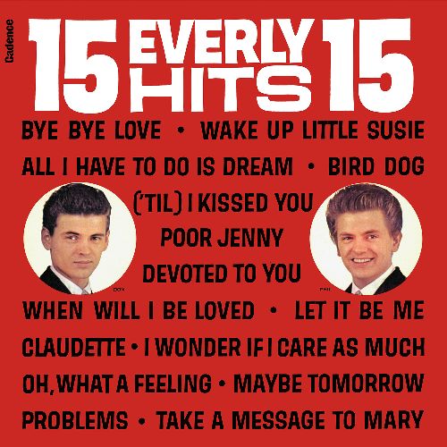 EVERLY BROTHERS / エヴァリー・ブラザース / 15 EVERLY HITS 15 [LP]