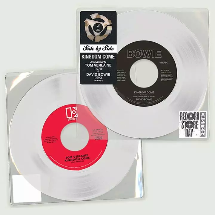 DAVID BOWIE / TOM VERLAINE / KINGDOM COME [COLORED SPLIT 7"]