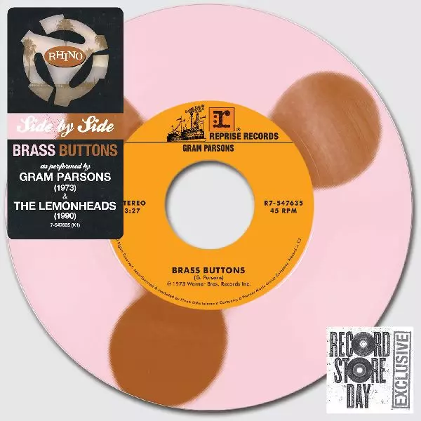GRAM PARSONS / LEMONHEADS / BRASS BUTTONS [COLORED SPLIT 7"]