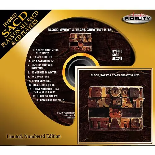 BLOOD, SWEAT & TEARS / ブラッド・スウェット&ティアーズ / GREATEST HITS (HYBRID SACD)
