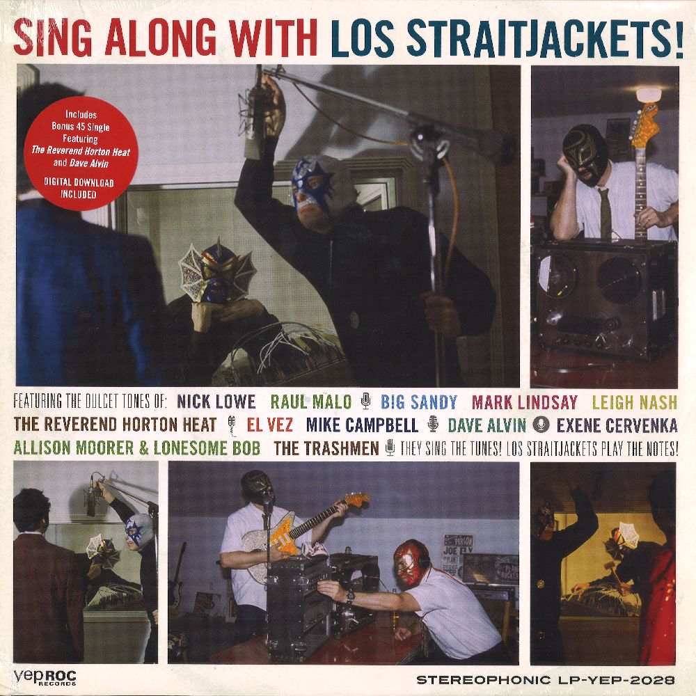 LOS STRAITJACKETS / ロス・ストレイトジャケッツ / SING ALONG WITH LOS STRAITJACKETS [LP+7"]