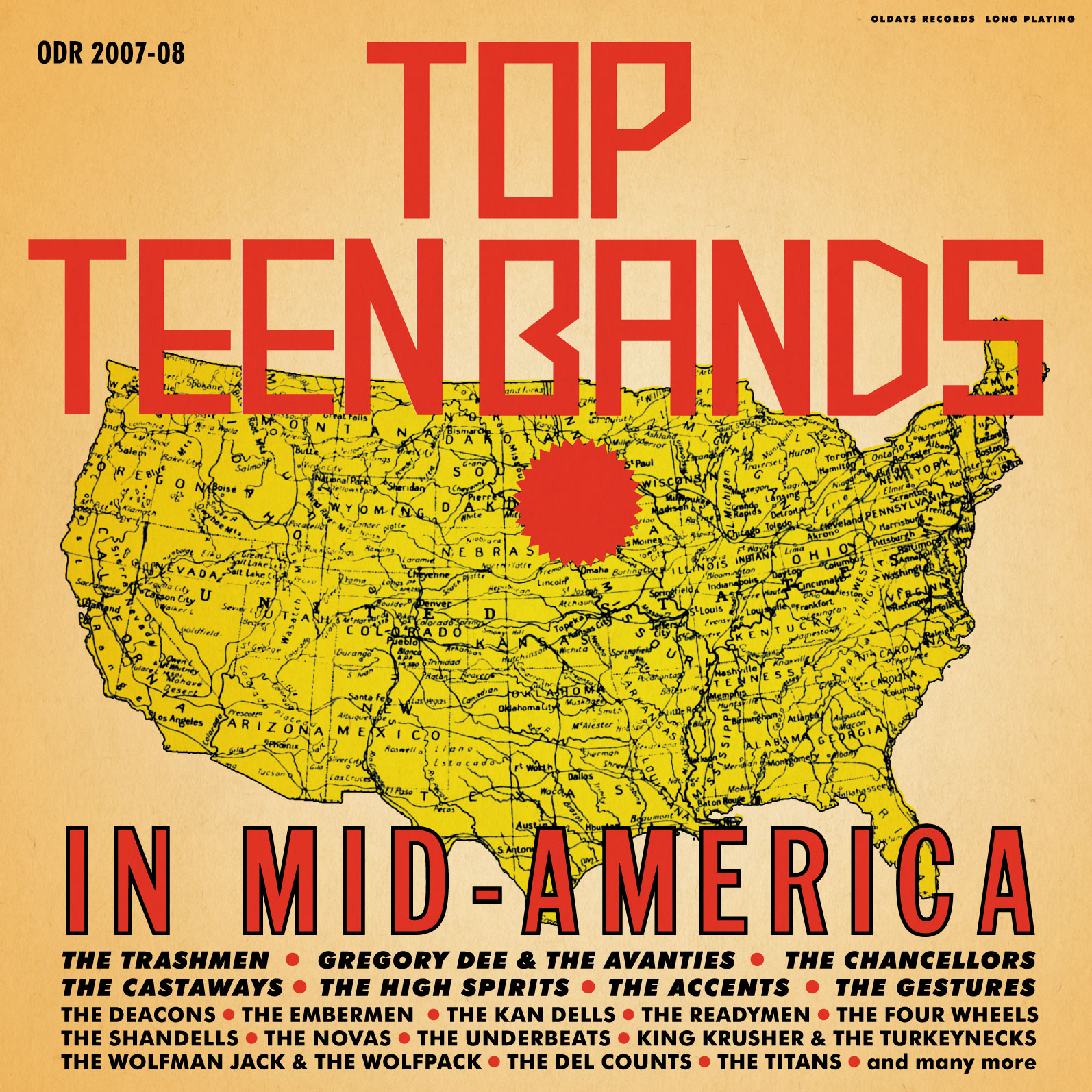 V.A. (GARAGE) / TOP TEEN BANDS IN MID-AMERICA / トップ・ティーン・バンズ・イン・ミッド・アメリカ(2枚組)