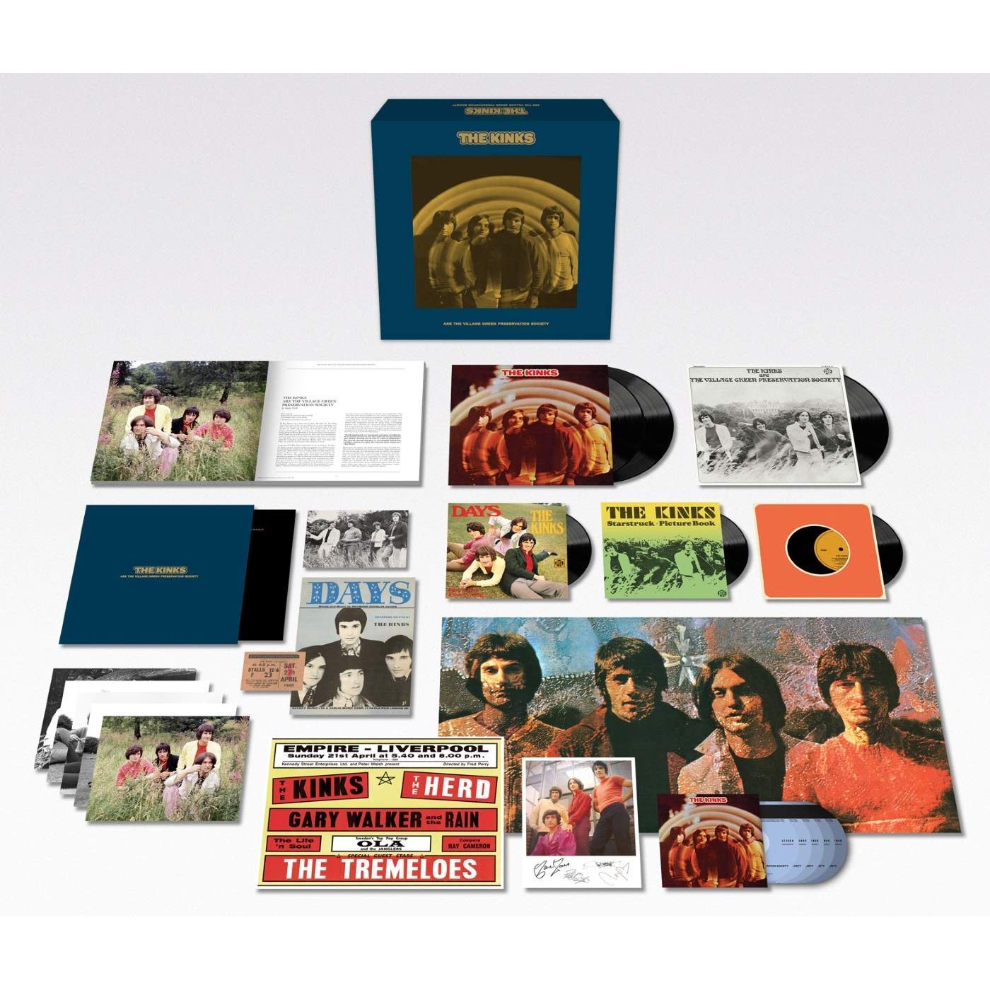 KINKS / キンクス / THE KINKS ARE THE VILLAGE GREEN PRESERVATION SOCIETY (50TH ANNIVERSARY REMASTERED EDITION 180G 3LP+5CD+3X7" BOX)