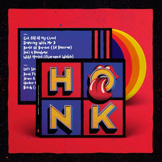 ローリングストーンズ　ROLLING STONES HONK 4枚組 HONK (COLORED 4LP)/ROLLING STONES/ローリング・ストーンズ｜OLD ROCK