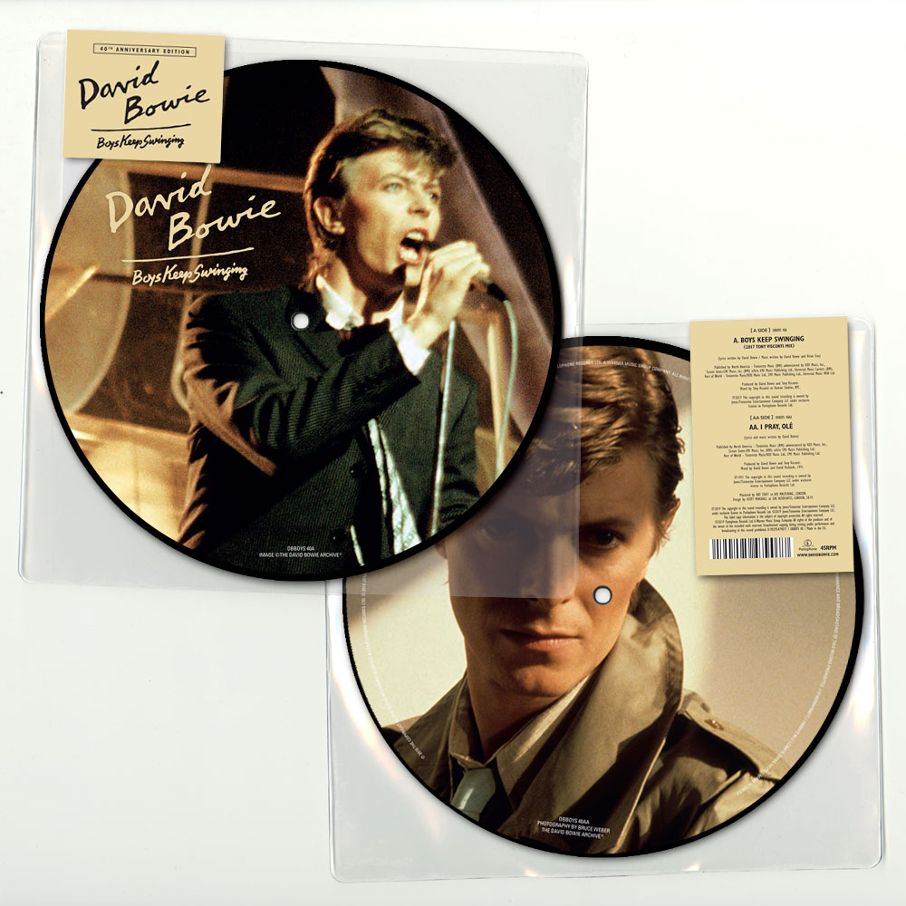 DAVID BOWIE / デヴィッド・ボウイ / BOYS KEEP SWINGING (40TH ANNIVERSARY 7" PICTURE DISC)