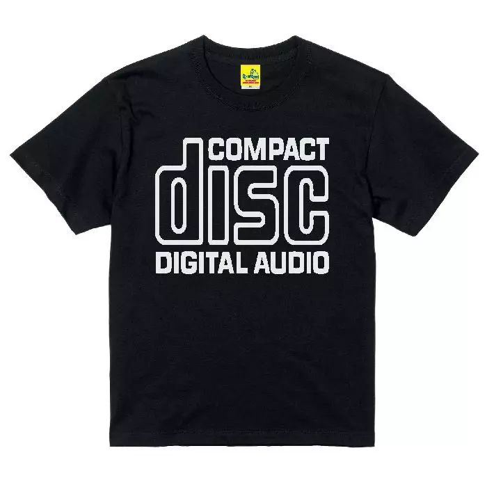 EM RECORDS / エム・レコード / EM "COMPACT DISC" TEE (半袖/BLACK/M)