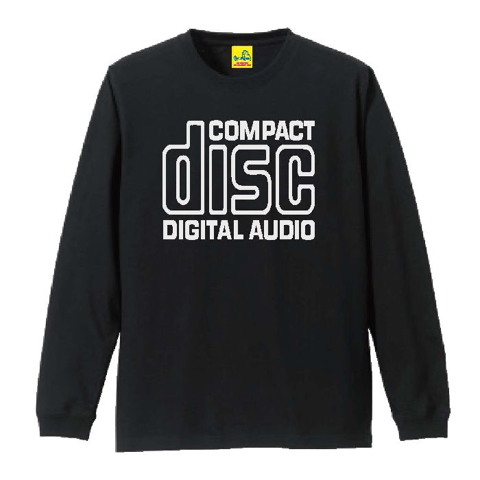EM RECORDS / エム・レコード / EM "COMPACT DISC" TEE (長袖/BLACK/S)