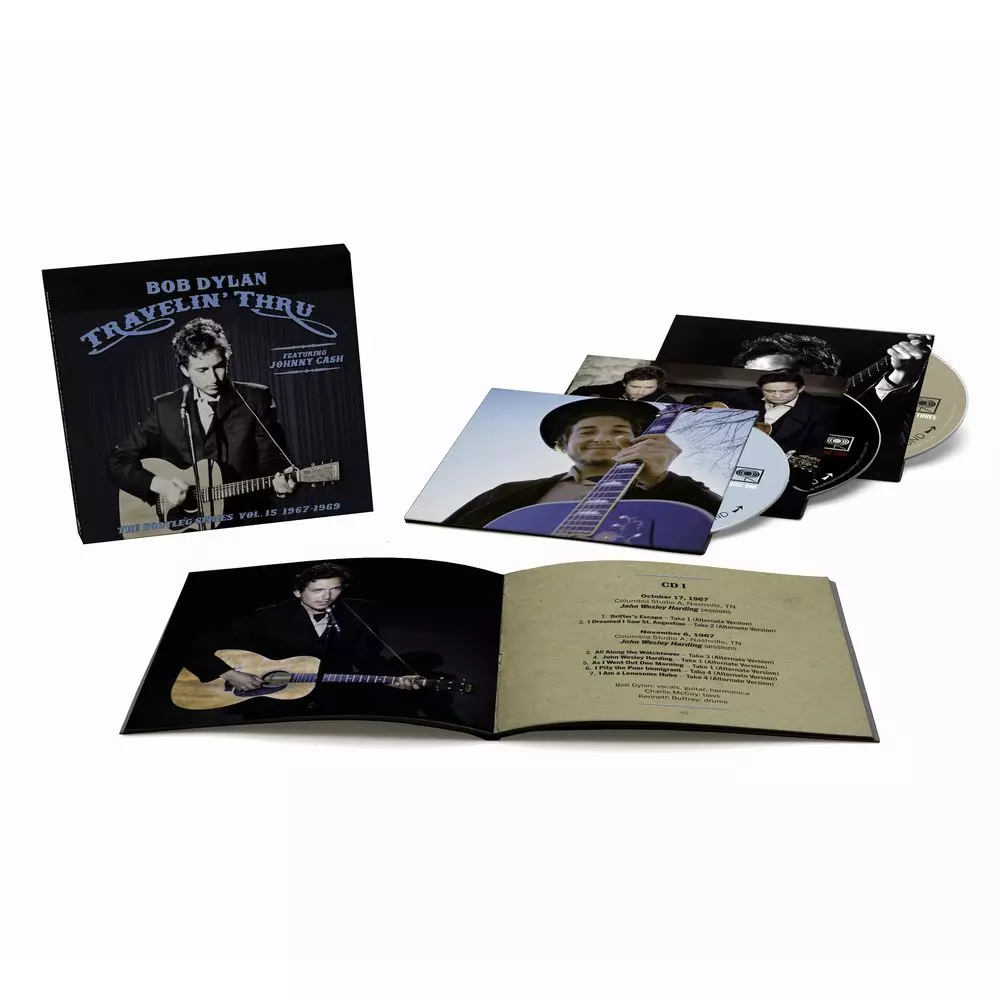 輸入3CD到着♪ BOB DYLANのBOOTLEGシリーズ第15弾『TRAVELIN' THRU