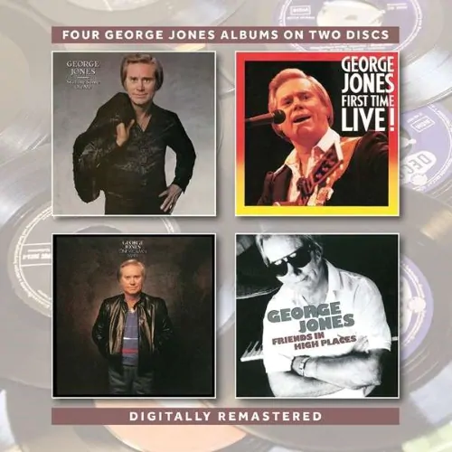 GEORGE JONES / ジョージ・ジョーンズ / STILL THE SAME OLE ME/FIRST TIME LIVE!/ONE WOMAN MAN/FRIENDS IN HIGH PLACES (2CD)