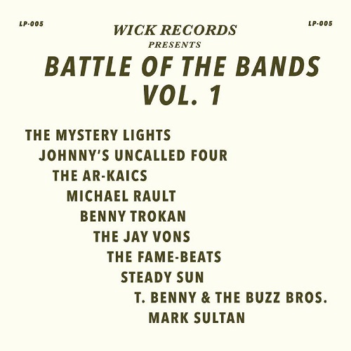 V.A. (GARAGE) / WICK RECORDS PRESENTS BATTLE OF THE BANDS VOL. 1 (BLACK SWIRL VINYL)