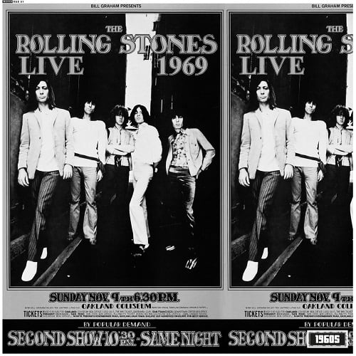 ROLLING STONES / ローリング・ストーンズ / LIVE AT THE OAKLAND COLISEUM 1969  (LP)
