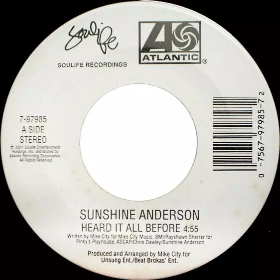 SUNSHINE ANDERSON - レコード 　アルバム 超美品 SUNSHINE ANDERSON - レコード アルバム 超美品