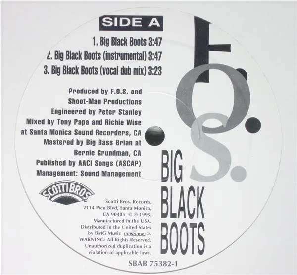 F.O.S. / BIG BLACK BOOTS