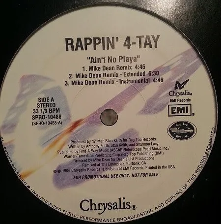 RAPPIN 4-TRAY / AIN'T NO PLAYA