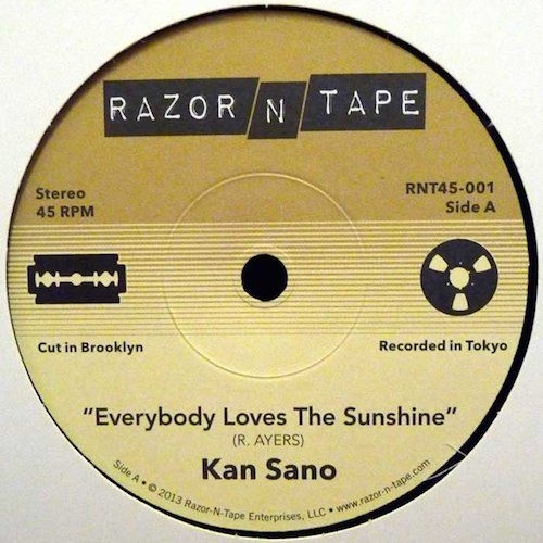 KAN SANO / カン・サノ / EVERYBODY LOVES THE SUNSHINE 7"