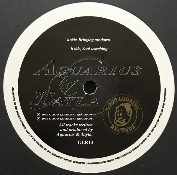 Aquarius & Tayla Bringing Me Down レコード 【公式通販】