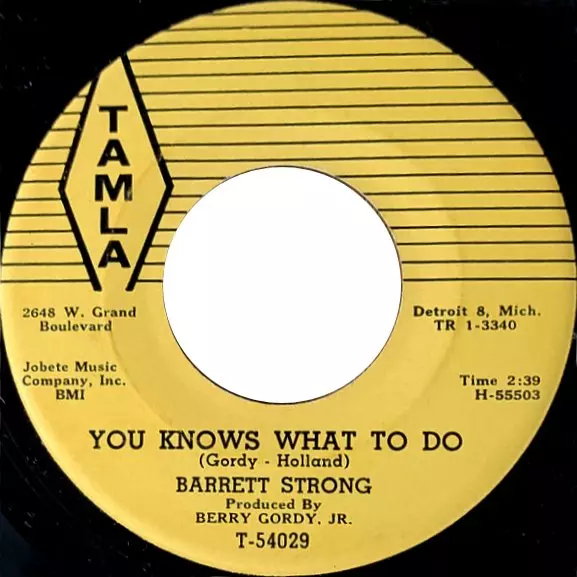 BARRETT STRONG / バレット・ストロング / YOU KNOW WHAT TO DO