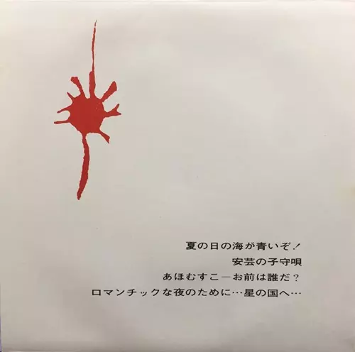 夏の日の海が/細野晴臣 奥山有子 佐藤光生｜日本のロック｜ディスク