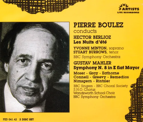 PIERRE BOULEZ / BERLIOZ: LES NUITS D'ETE / MAHLER: SYMPHONY NO.8