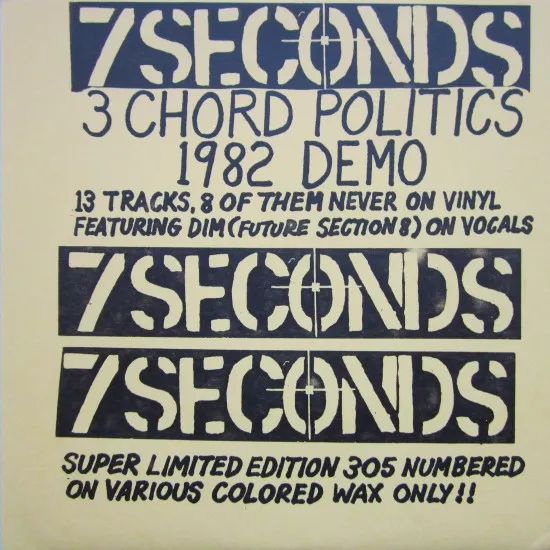 ★ 7 Seconds レコード LP 7 SECONDS / セブン・セカンズ商品一覧｜HIPHOP / 日本語RAP