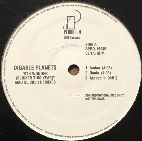 DIGABLE PLANETS / ディゲブル・プラネッツ / 9TH WONDER