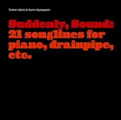 TORBEN ULRICH & SØREN KJÆRGAARD / SUDDENLY, SOUND: 21 SONGLINES FOR PIANO, DRAINPIPE, ETC.