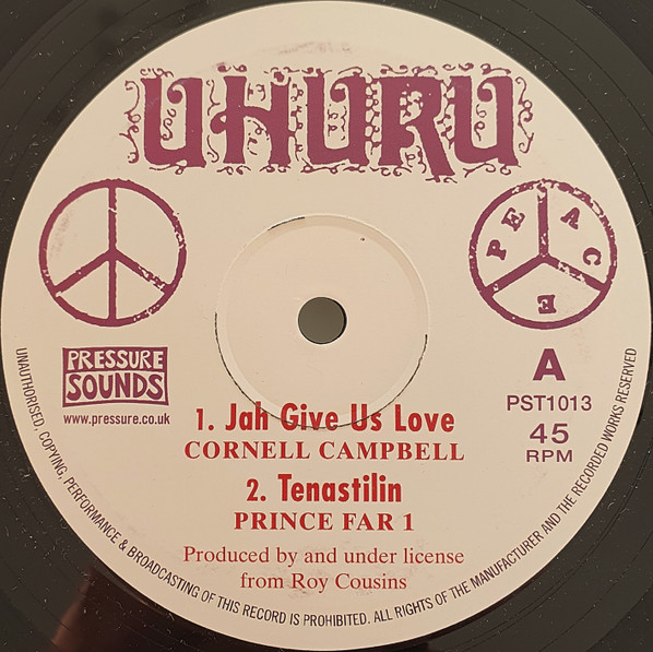 CORNELL CAMPBELL / PRINCE FAR I / CHARLIE CHAPLIN / SCIENTIST  / JAH GIVE US LOVE / TENASTILIN / AIR IS POLLUTED / JAH GIVE US DUB