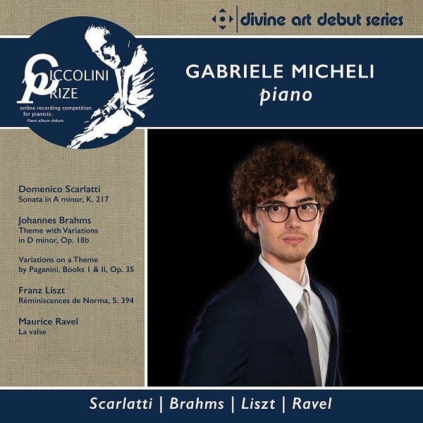 GABRIELE MICHELI / ガブリエレ・ミケーリ / SCARLATTI:SONATA/BRAHMS:VARIATIONS