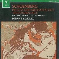 PIERRE BOULEZ / ピエール・ブーレーズ / シェーンベルク:交響詩「ペレアスとメリザンド」/管弦楽のための変奏曲@ブーレーズ/CSO