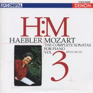 MOZART:THE COMPLETE SONATAS FOR PIANO VOL.3 / モーツァルト:ピアノ
