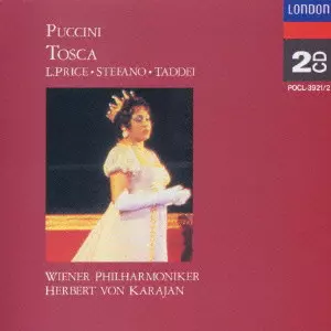 プッチーニ:歌劇「トスカ」全曲@カラヤン/VPO プライス(S)ステファノ(T