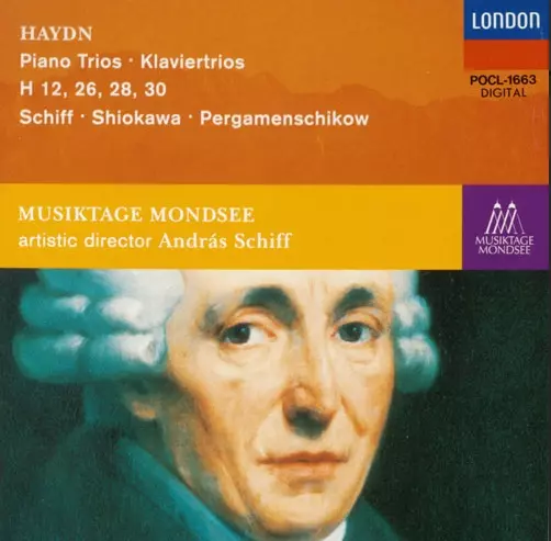 ANDEAS SCHIFF, YUKO SHIOKAWA & BORIS PERGAMENSHIKOV / アンドラーシュ・シフ、塩川悠子 & ボリス・ペルガメンシコフ / ハイドン: ピアノ三重奏曲集・第2集〔第12番・第26番・第28番・第30番〕