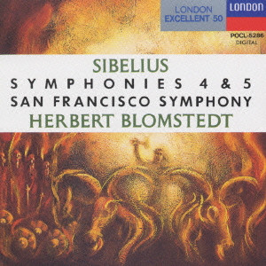 HERBERT BLOMSTEDT / ヘルベルト・ブロムシュテット / シベリウス:交響曲第4・5番《ロンドン・エクセレント50(36)》