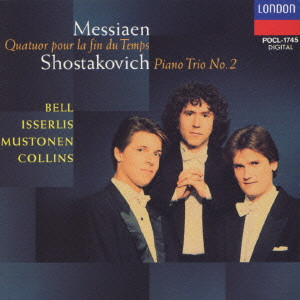 OLLI MUSTONEN / オッリ・ムストネン / ショスタコーヴィチ:ピアノ三重奏曲第2番|メシアン:世の終わりのための四重奏曲
