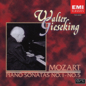 WALTER GIESEKING / ヴァルター・ギーゼキング / MOZART:PIANO SONATAS NOS.1-5 / モーツァルト:ピアノ・ソナタ第1番~第5番
