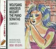 MEIKO MIYAZAWA / 宮沢明子 / モーツァルト:ピアノ・ソナタ全集Vol.3@〔第8番・第10番・第11番〕宮沢明子(p)