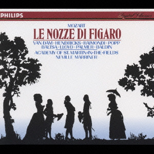 NEVILLE MARRINER / ネヴィル・マリナー / モーツァルト:歌劇「フィガロの結婚」全曲@マリナー/アカデミーco. ポップ(S)他(D)