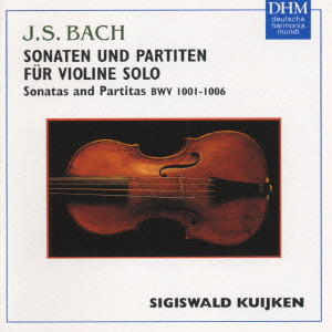 J.S.BACH:DREI SONATEN UND DREI PARTITEN FUER VIOLINE SOLO BWV1001-1006 /  J.S.バッハ:無伴奏ヴァイオリン・ソナタ&パルティータ(全曲)/SIGISWALD KUIJKEN/シギスヴァルト・クイケン ｜CLASSIC｜ディスクユニオン・オンラインショップ｜diskunion.net