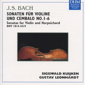 SIGISWALD KUIJKEN / シギスヴァルト・クイケン / J.S.BACH:6 SONATEN FUER VIOLINE UND CEMBALO BWV1014 - 1019 / J・S・バッハ:ヴァイオリンとチェンバロのためのソナタ集(全6曲)