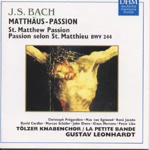 J.S.バッハ:マタイ受難曲/GUSTAV LEONHARDT/グスタフ・レオンハルト