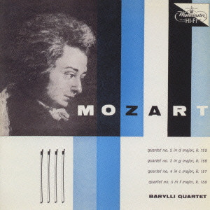 モーツァルト:弦楽四重奏曲第2番・第3番・第4番・第5番/BARYLLI ...
