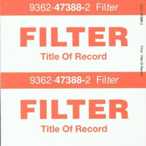 FILTER / フィルター / TITLE OF RECORD