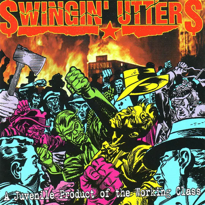 SWINGIN' UTTERS / A JUVENILE PRODUCT OF THE WORKING CLASS (LP)