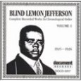 BLIND LEMON JEFFERSON / ブラインド・レモン・ジェファスン / COMPLETE RECORDED WORKS IN CHRONOROGICAL ORDER: 1925-26 VOL. 1