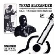TEXAS ALEXANDER / テキサス・アレグザンダー / COMPLET RECORDED WORKS IN CHRONOLOGICAL ORDER VOL. 2:1928-30