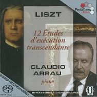 CLAUDIO ARRAU / クラウディオ・アラウ / LISZT:12 ETUDES D'EXECUTION TRANSCENDENTE