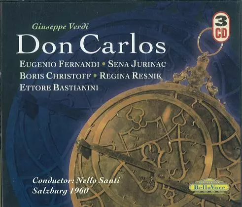 VERDI:DON CARLOS / ヴェルディ:歌劇「ドン・カルロス」/NELLO SANTI