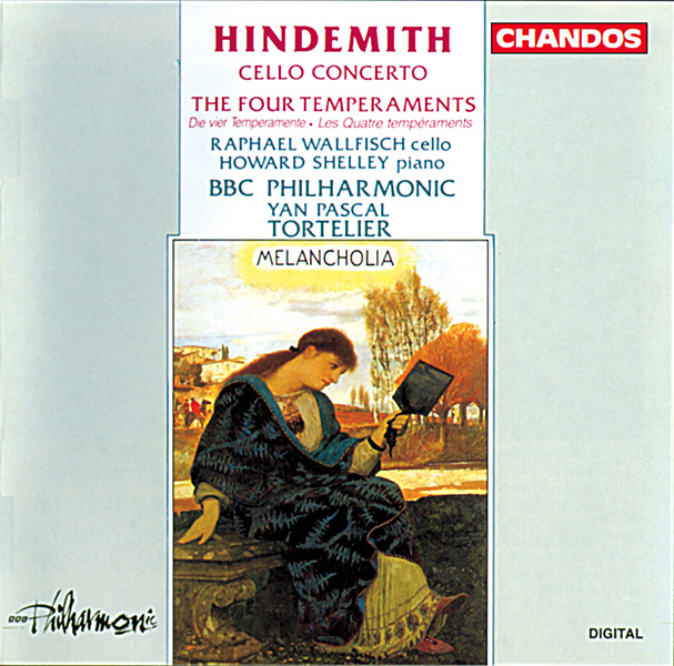 YAN PASCAL TORTELIER / ヤン・パスカル・トルトゥリエ / HINDEMITH:CELLO CONCERTO/4 TEMPERAMENTS 